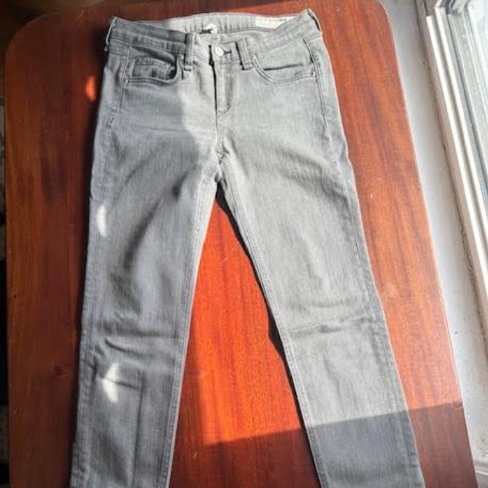 Rag & Bone Mid-Rise Skinny - IRON - Size 26